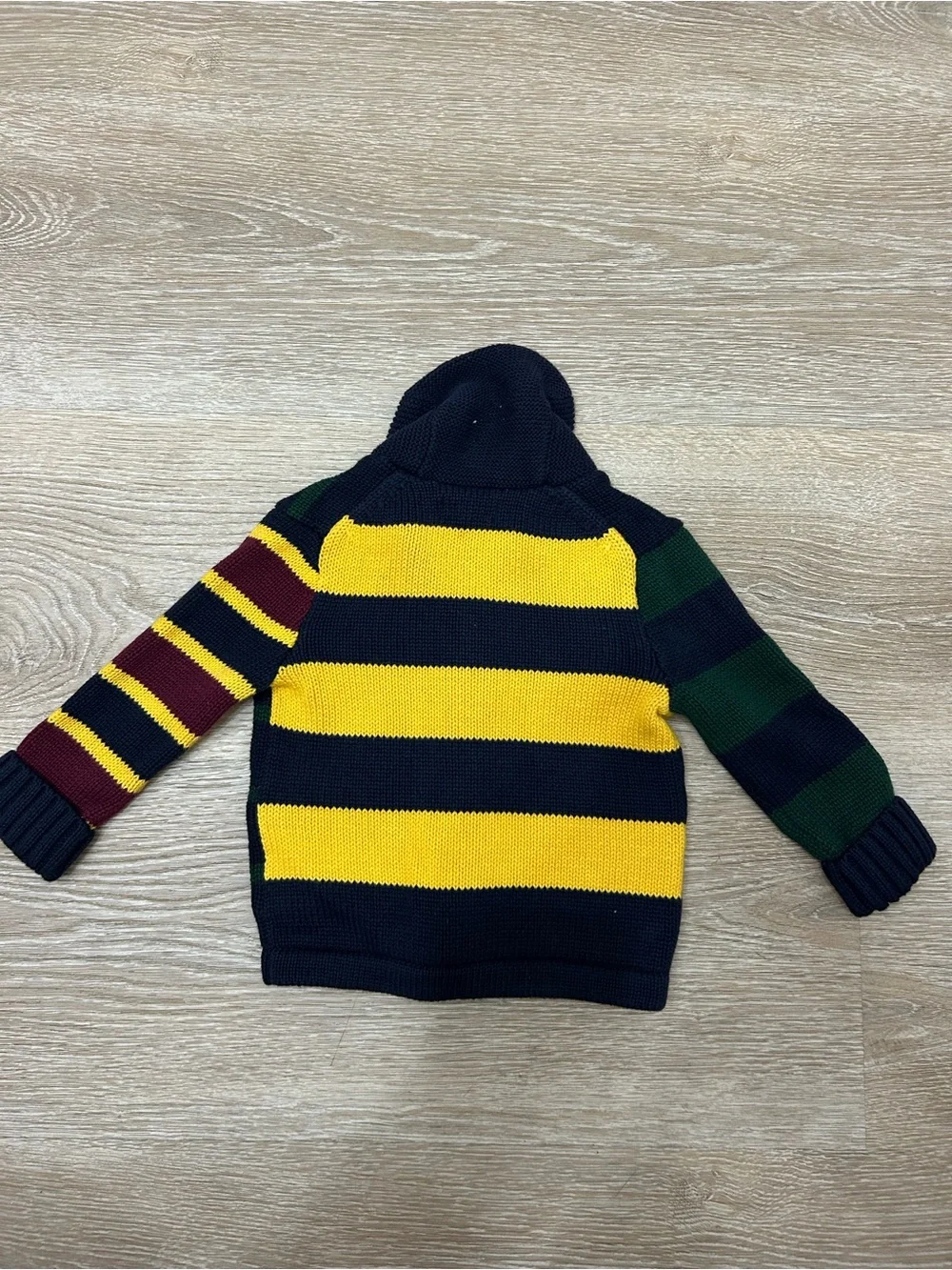 155$ Bnwts Polo Ralph Lauren Baby Boys Varsity Letterman Cardigan 12 M Big Pony